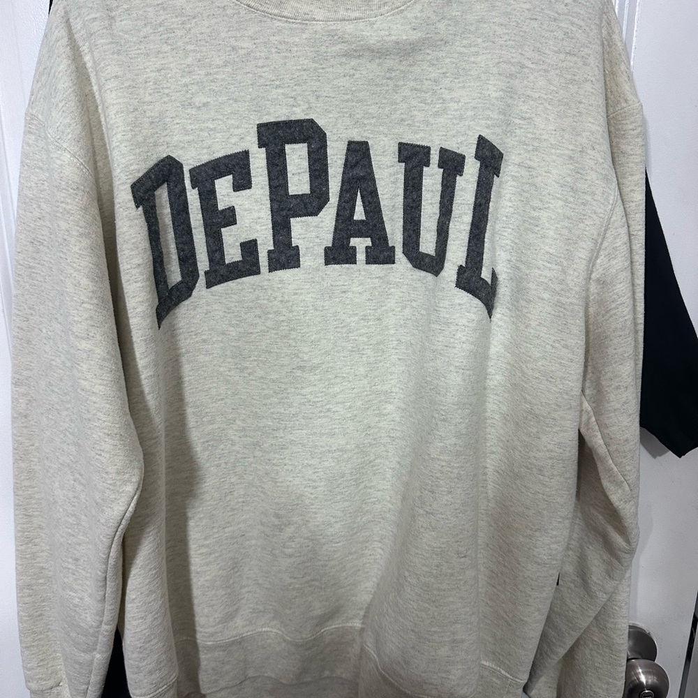 DePual Champion Gray Crewneck Sweater